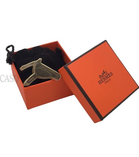 fobbia con testa di cavallo hermes|Hermès Orecchini con testa di cavallo Metallo ref.1322415.